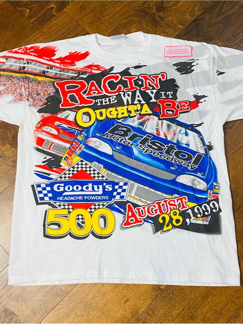 Vintage Deadstock NASCAR Bristol Motor Speedway Shirt Men’s Size Large